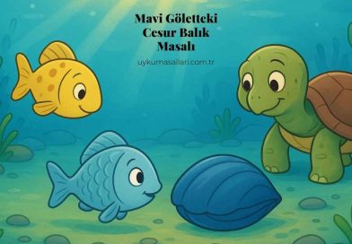 Mavi Göletteki Cesur Balık Masalı